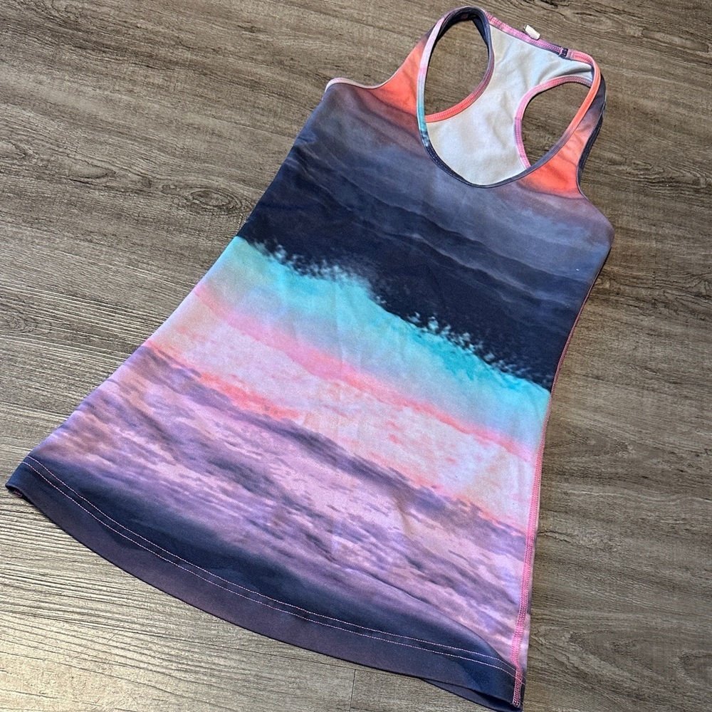 Lululemon size 2 Colorful Racerback Tank Top